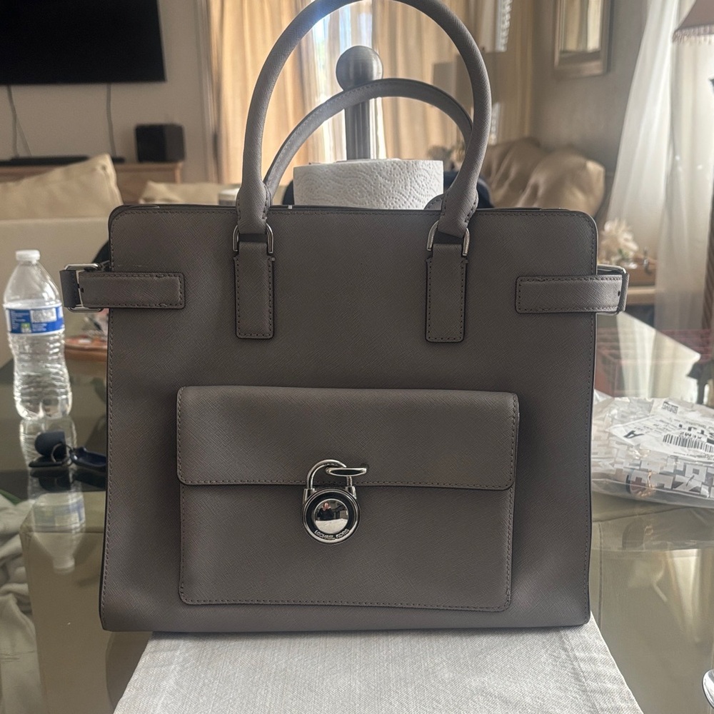 Michael Kors Gray Leather Women's